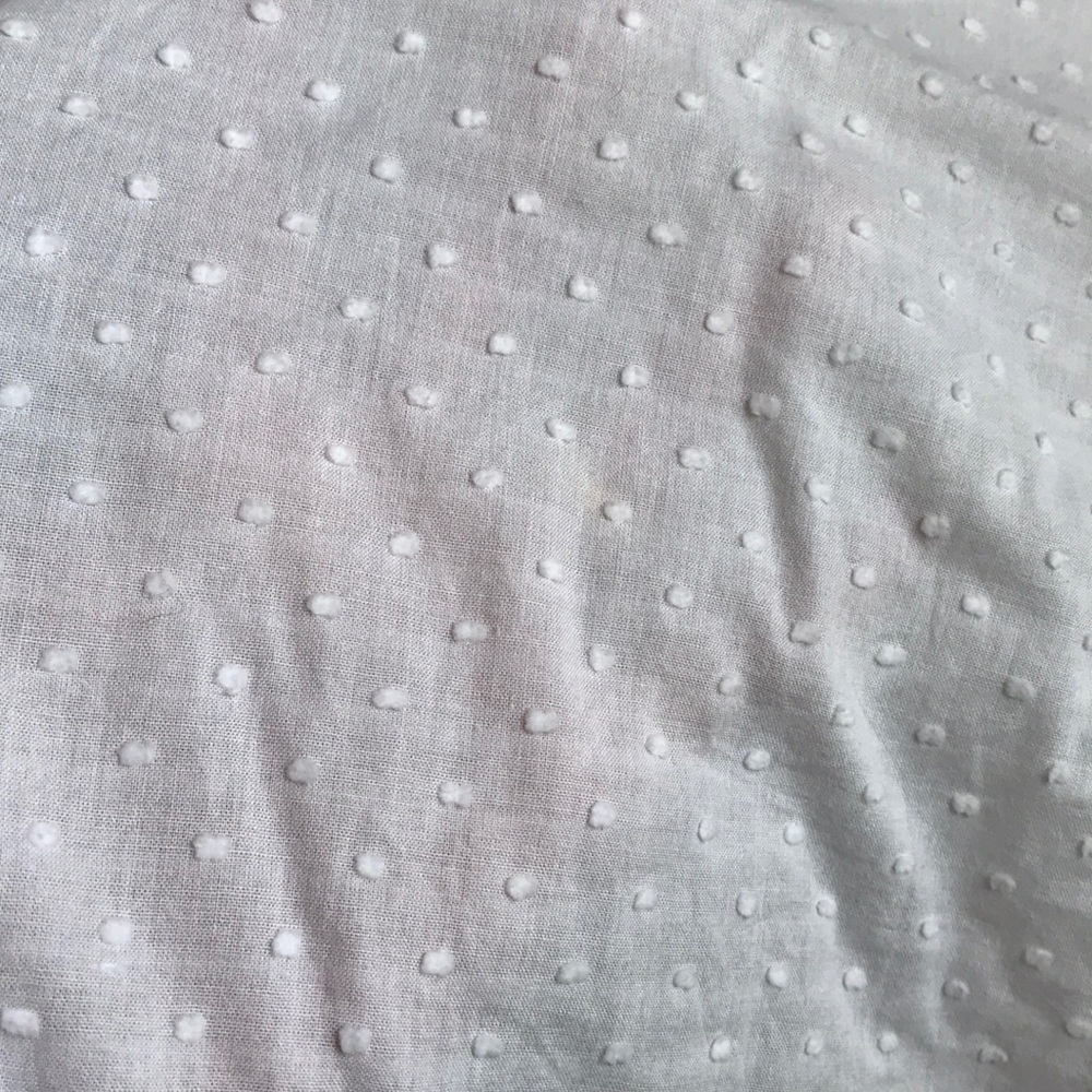 Talbots Swiss dot blouse Sz. PL - Picture 6 of 6